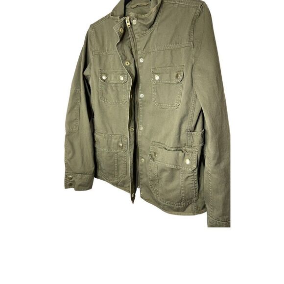 J. Crew Relaxed Boyfriend Field Utility Military Jacket - Picture 6 of 8
